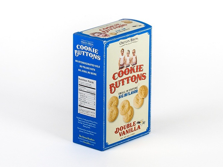 orton bros cookie buttons double vanilla